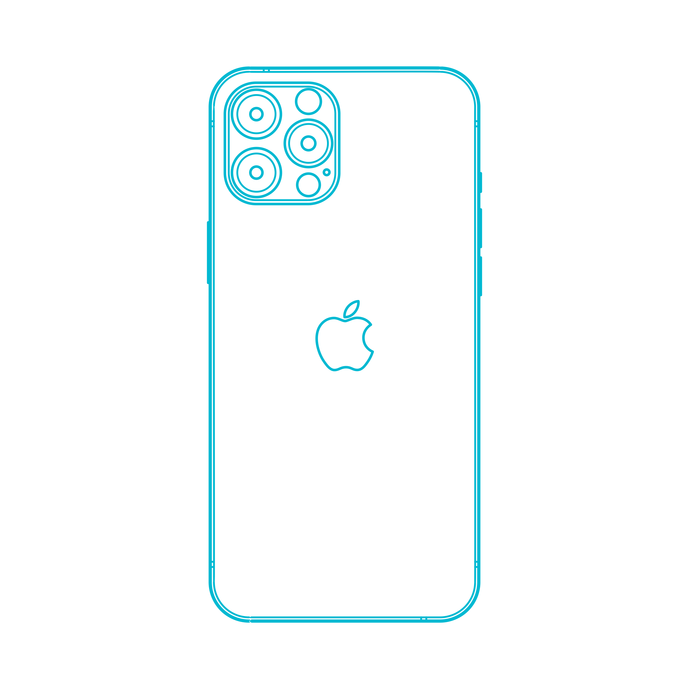 Digital Apple Iphones Apple Iphone 12 Pro Max Sketch Line Art Illustration Svg Free Vectors